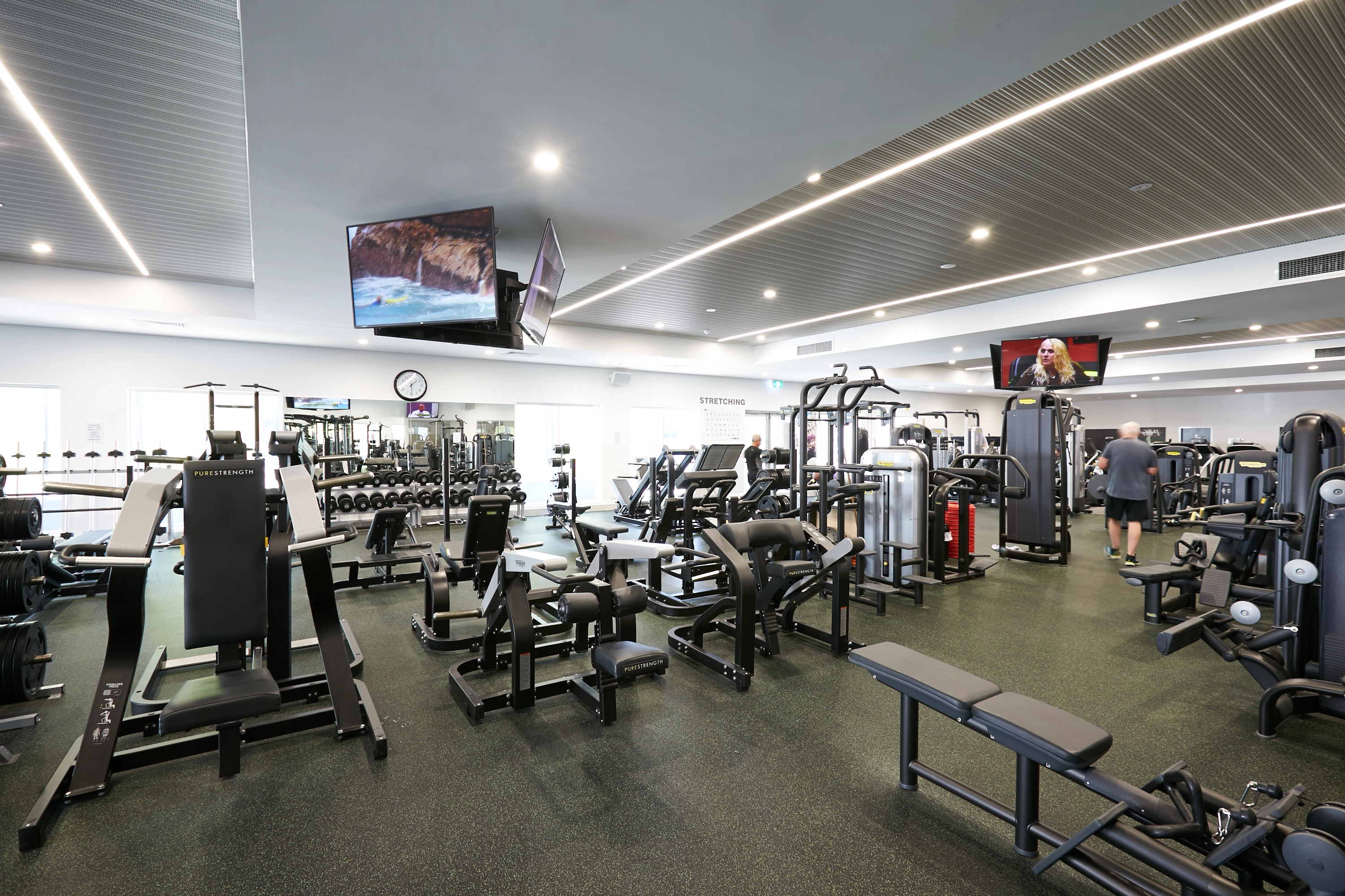 Gym strength equipment.